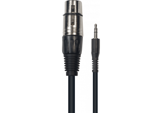 1/8"STE MOLDED PLUG/XLR FEMALE - COPY NEUTRIK/3m