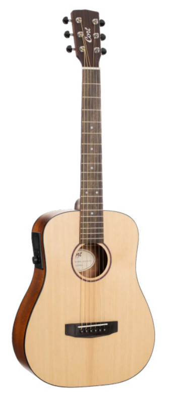 Cort EARTH-HV-GO-OP Earth Go Open Pore Smart Acoustic Guitar w'Hybibe & Solid Spruce Top