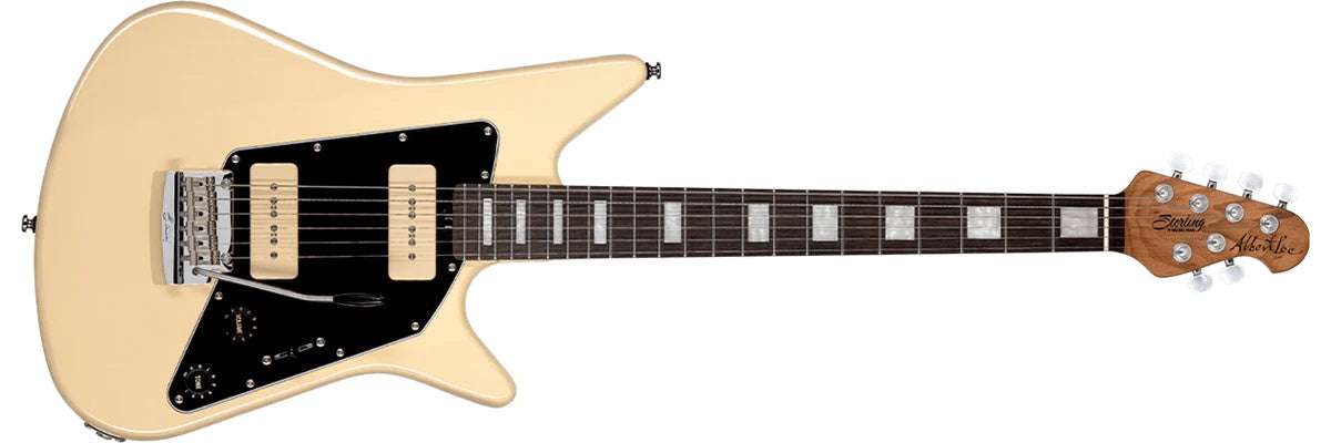 Sterling By Musicman ALBERT LEE P90 VINTAGE CREAM RN, Guitare électrique en vente chez Richards Guitars.