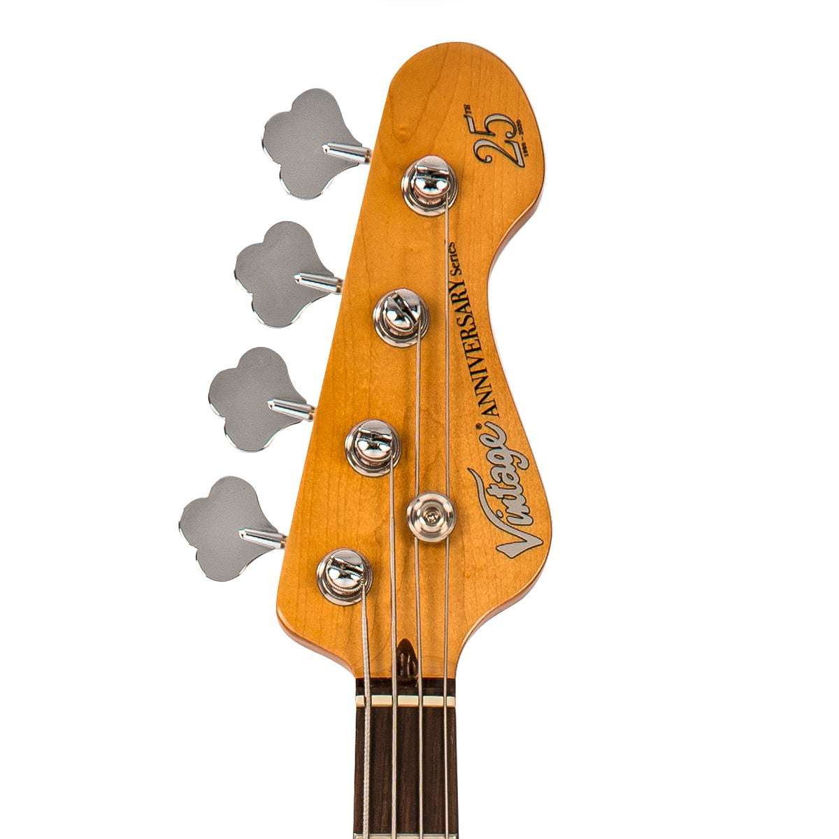 Vintage 25th Anniversary Series VJ74 Edition 2 Bass ~ Silver Burst, Guitare électrique à vendre chez Richards Guitars.