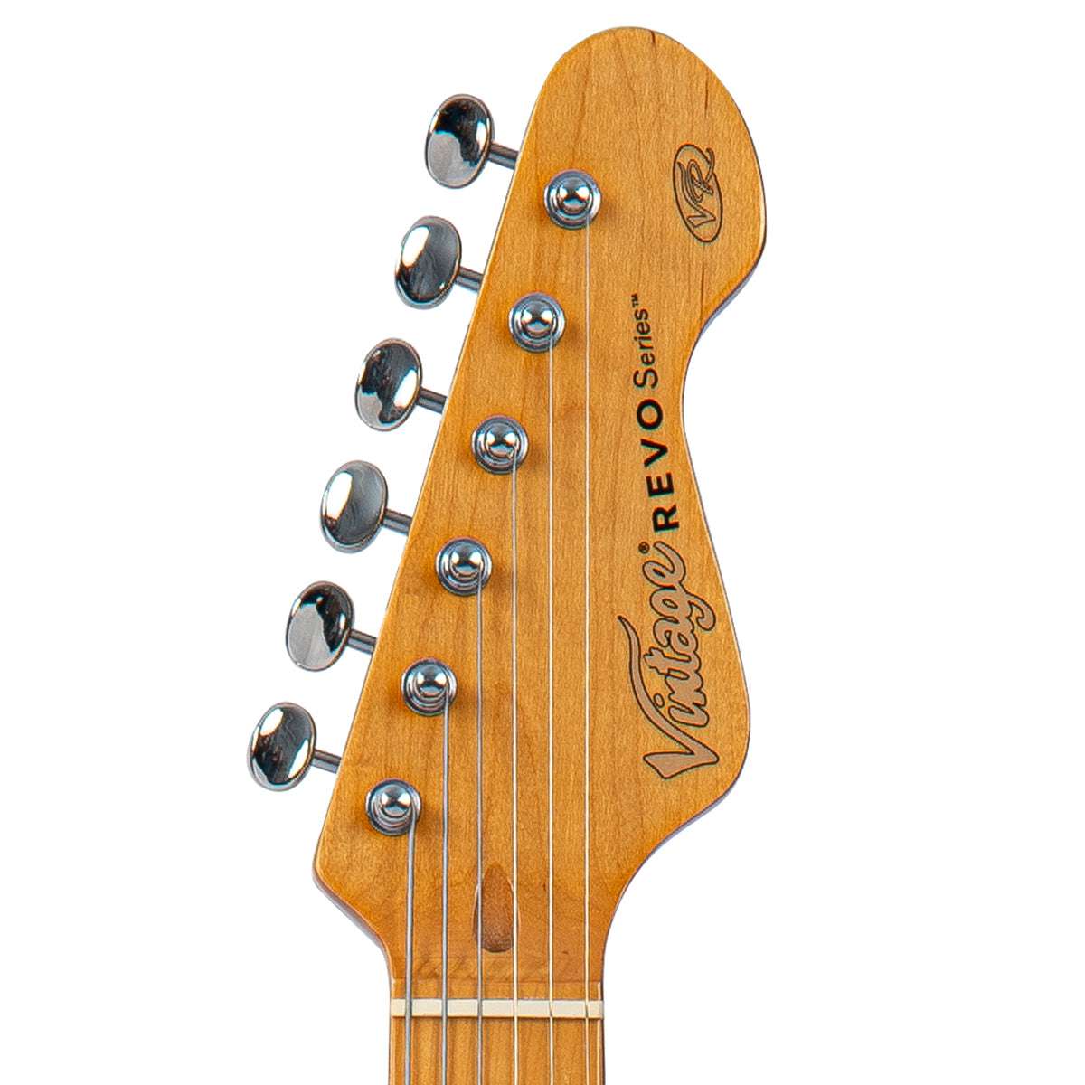 Vintage REVO Series 'Colt HH Twin Hardtail' Electric Guitar ~ Laguna Blue, Guitare électrique en vente chez Richards Guitars.