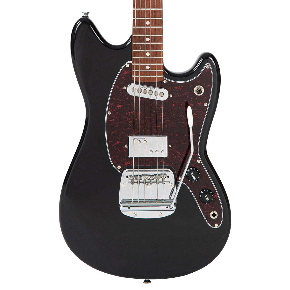 Vintage REVO Series 'Colt' HS Duo Electric Guitar ~ Boulevard Black, Guitare électrique en vente chez Richards Guitars.