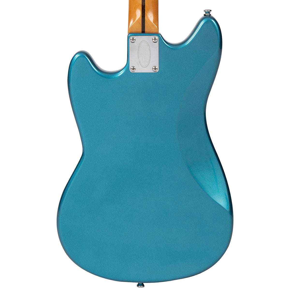 Vintage REVO Series 'Colt SS Twin' ~ Bayview Blue, Guitare électrique à vendre chez Richards Guitars.