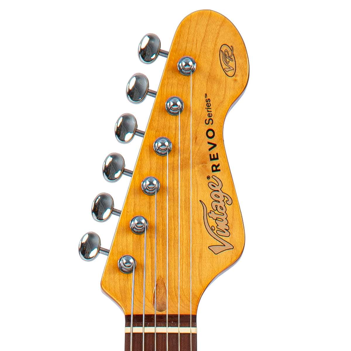 Vintage REVO Series 'Colt SS Twin' ~ Bayview Blue, Guitare électrique à vendre chez Richards Guitars.