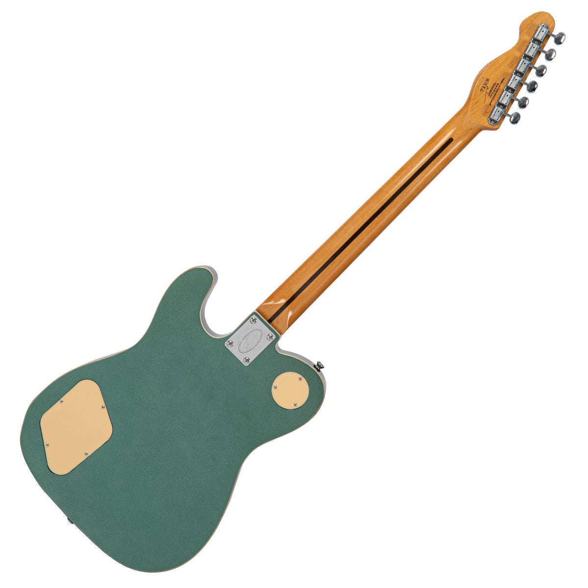 Vintage REVO Series 'Midline' Electric Guitar ~ Metallic Green, Guitare électrique en vente chez Richards Guitars.