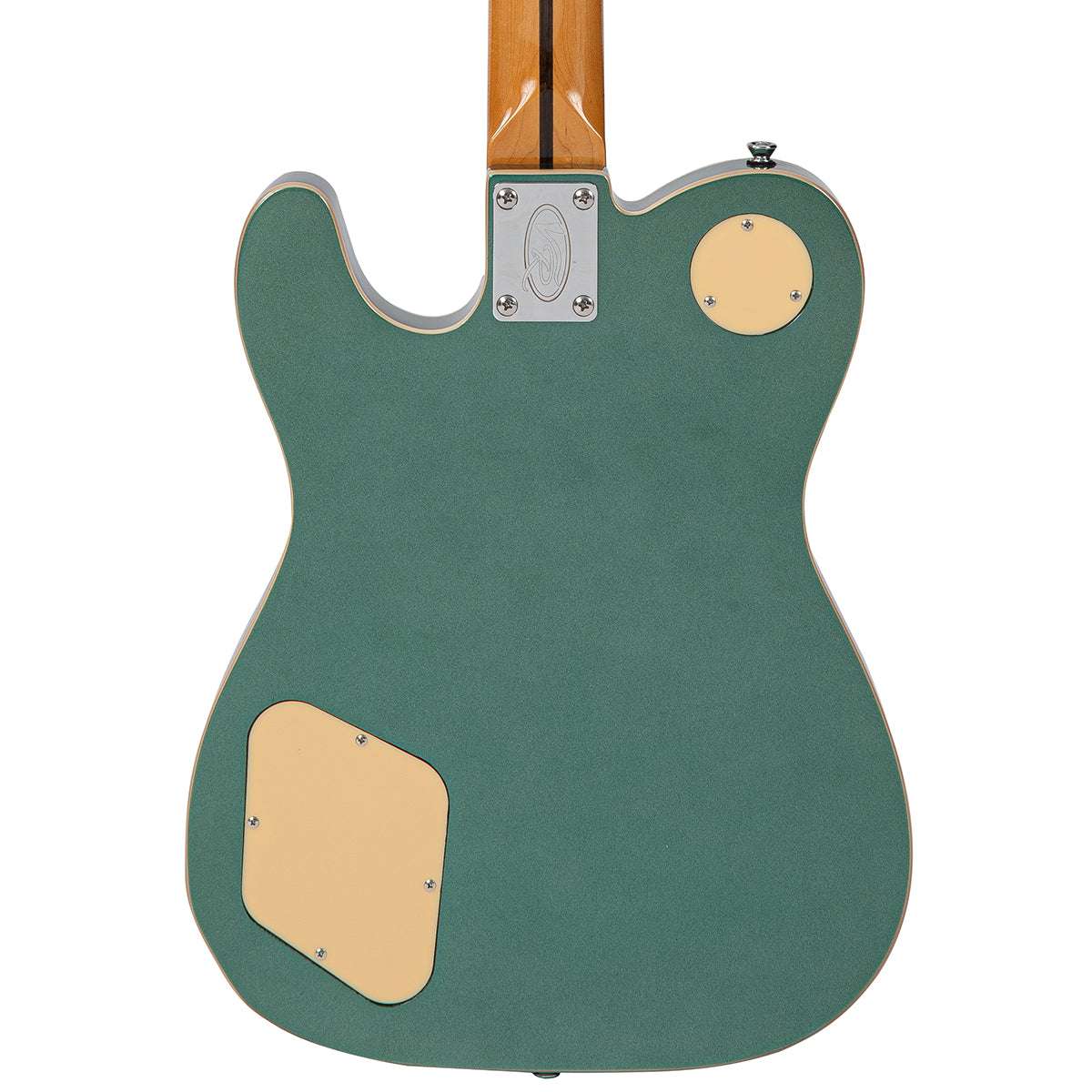 Vintage REVO Series 'Midline' Electric Guitar ~ Metallic Green, Guitare électrique en vente chez Richards Guitars.