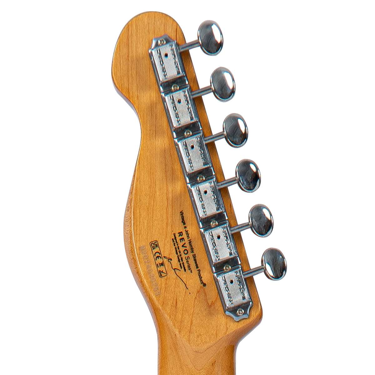 Vintage REVO Series 'Midline' Electric Guitar ~ Metallic Green, Guitare électrique en vente chez Richards Guitars.