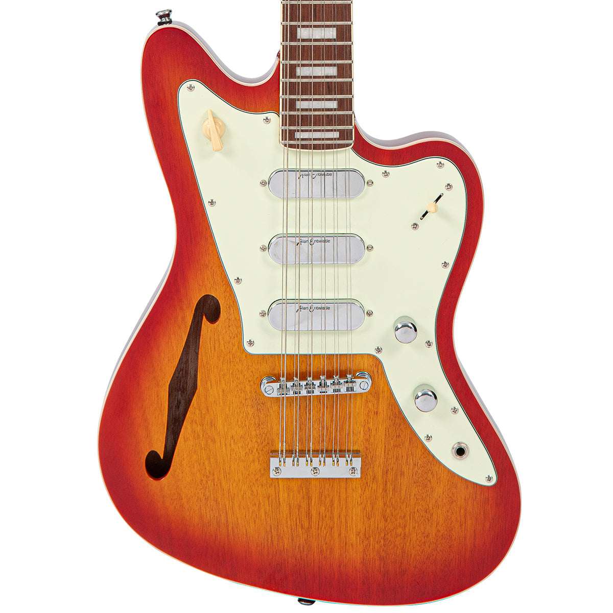 Vintage REVO Series 'Surfmaster Thinline 12' ~ RevoGlo, Electric Guitar for sale at Richards Guitars.