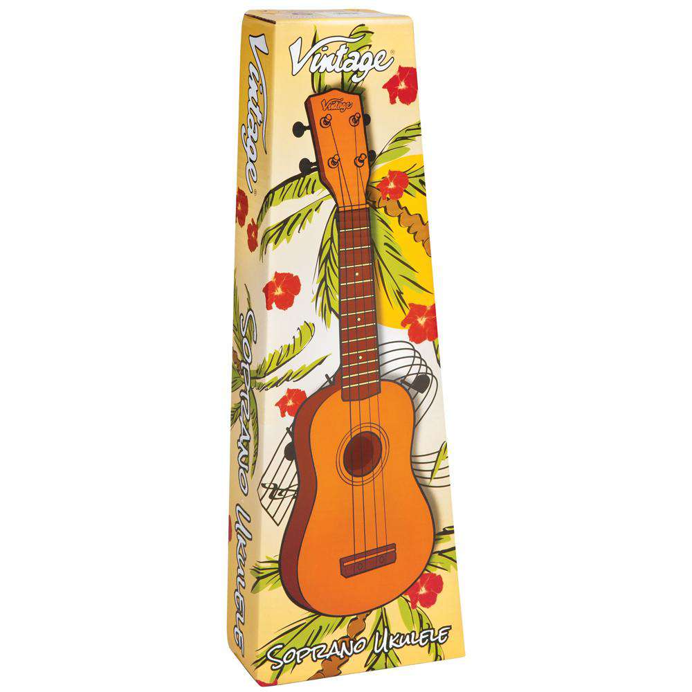 Vintage Soprano Ukulele ~ Satin White, Ukulele for sale at Richards Guitars.