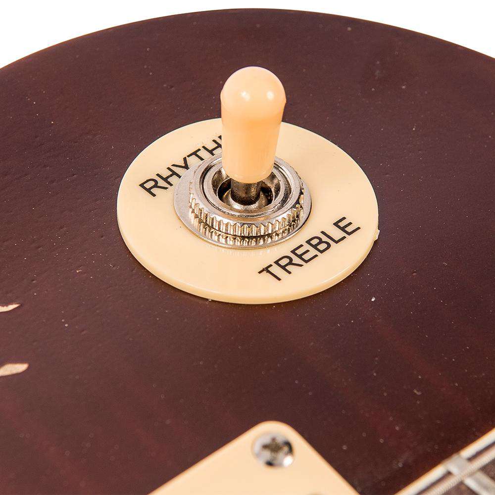 Vintage V100MRTSB ICON Electric Guitar ~ Distressed Tobacco Sunburst, Guitare électrique en vente chez Richards Guitars.
