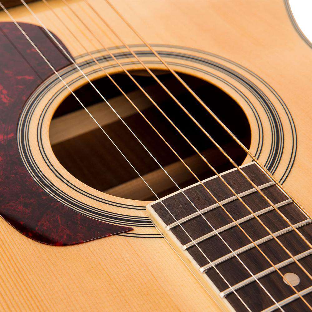 Vintage V300 Acoustic Folk Guitar Outfit ~ Natural, Acoustic Guitar for sale at Richards Guitars.