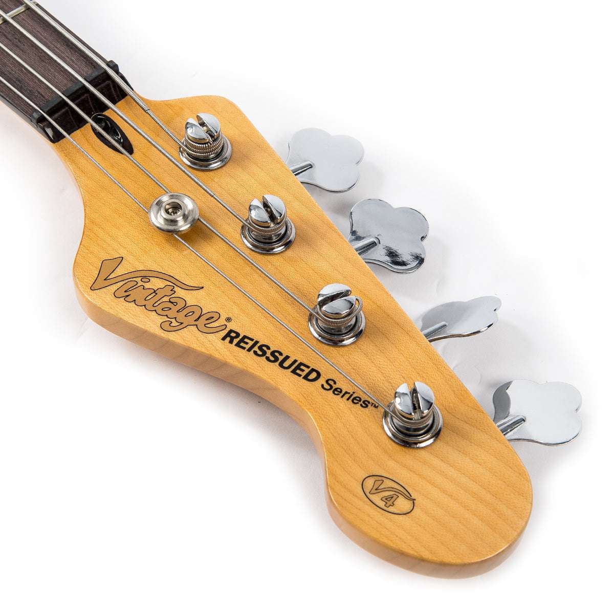 Vintage V4 ReIssued Bass Guitar - Boulevard Black, Guitare basse à vendre chez Richards Guitars.