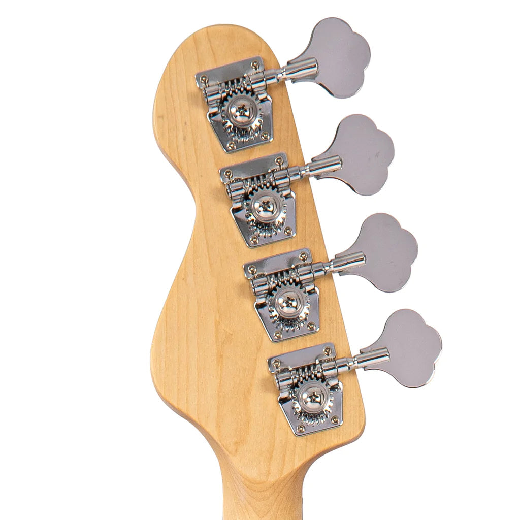Vintage V40 Coaster Series Bass Guitar ~ Candy Apple Blue, Guitare basse à vendre chez Richards Guitars.