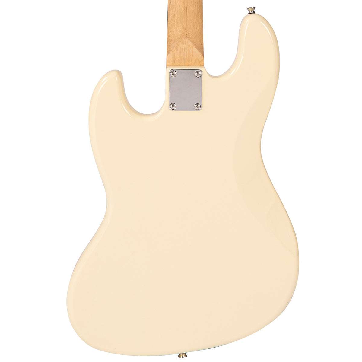 Vintage V49 Coaster Series Bass Guitar ~ Vintage White, for sale at Richards Guitars.