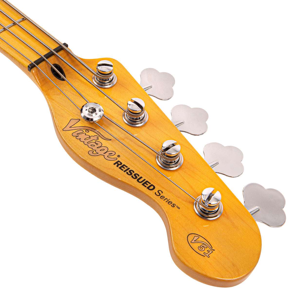 Vintage V51 ReIssued Bass Guitar ~ Vintage Blonde, for sale at Richards Guitars.