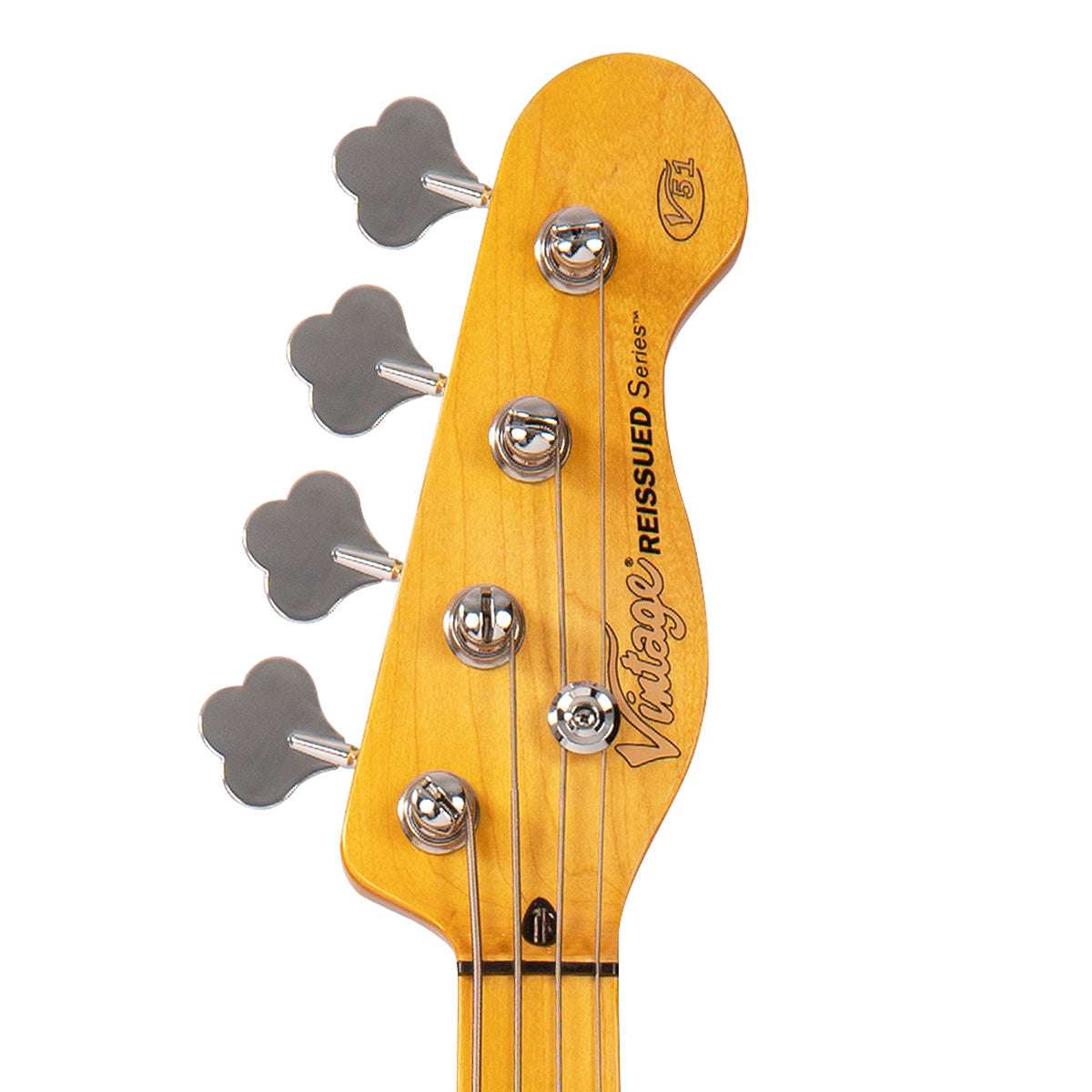 Vintage V51 ReIssued Bass Guitar ~ Vintage Blonde, for sale at Richards Guitars.