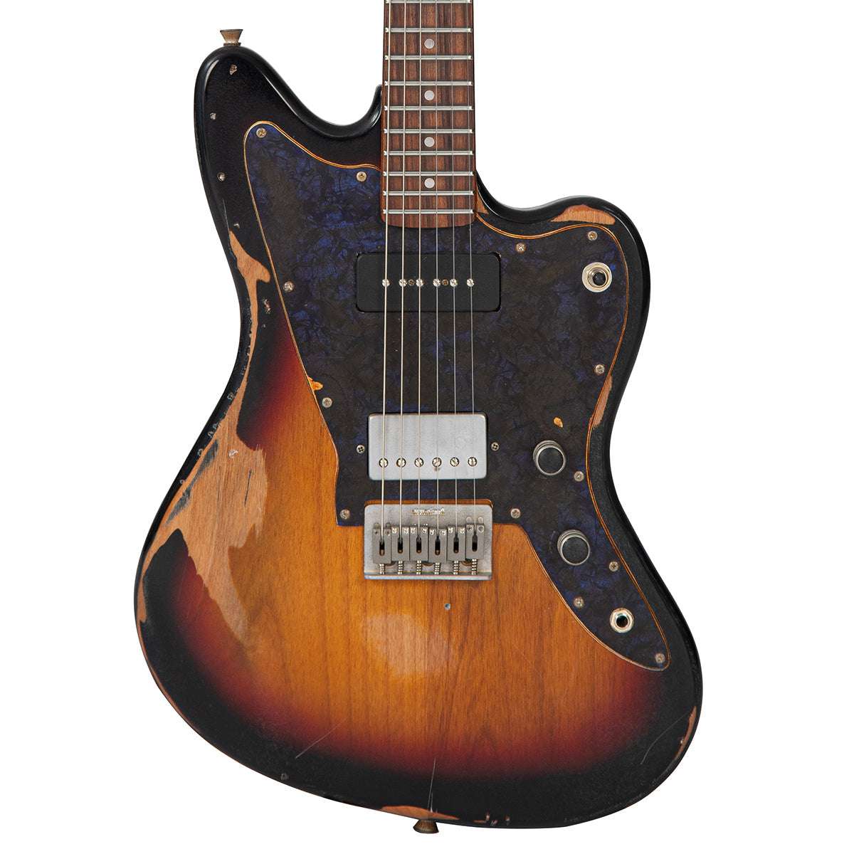 Vintage V65 ProShop Custom-Build ~ Heavy Distress ~ Sunburst (Contact : Richards Guitars. www.rguitars.co.uk), Guitare électrique en vente chez Richards Guitars.