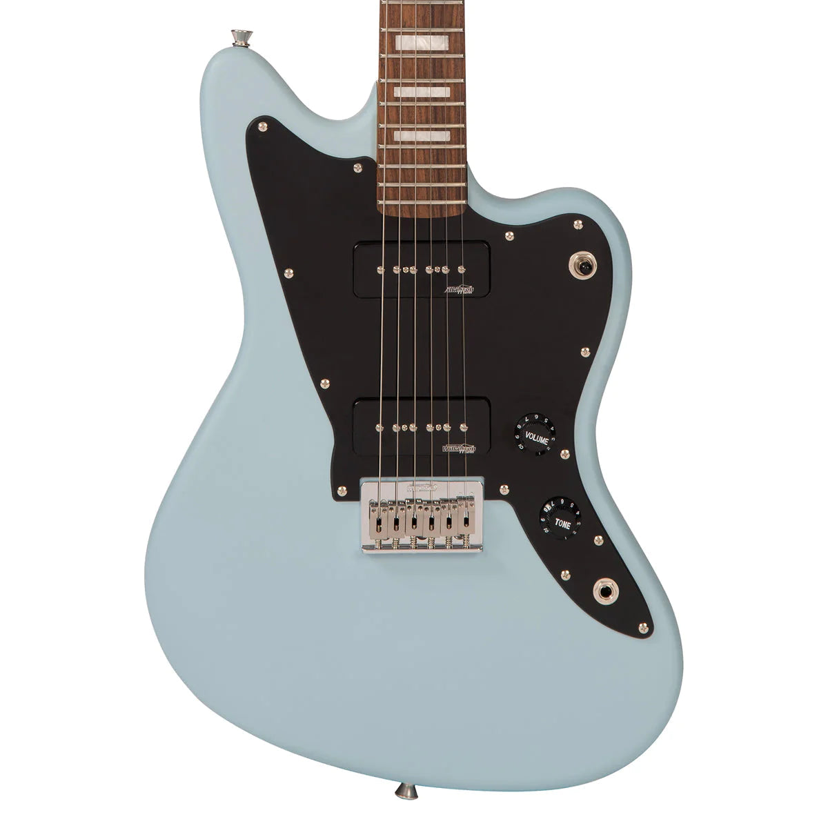 Vintage V65H BL ReIssued Hard Tail Electric Guitar ~ Satin Blue, Electric Guitar for sale at Richards Guitars.