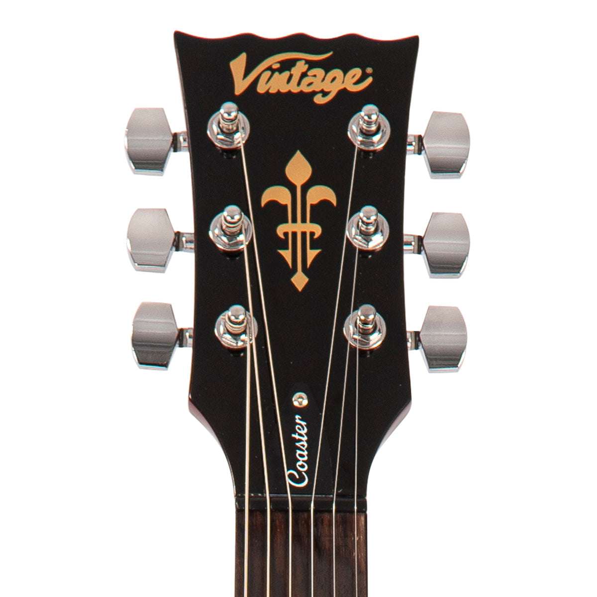 Vintage V69 Coaster Series Electric Guitar Pack ~ Cherry Red, Guitare électrique en vente chez Richards Guitars.