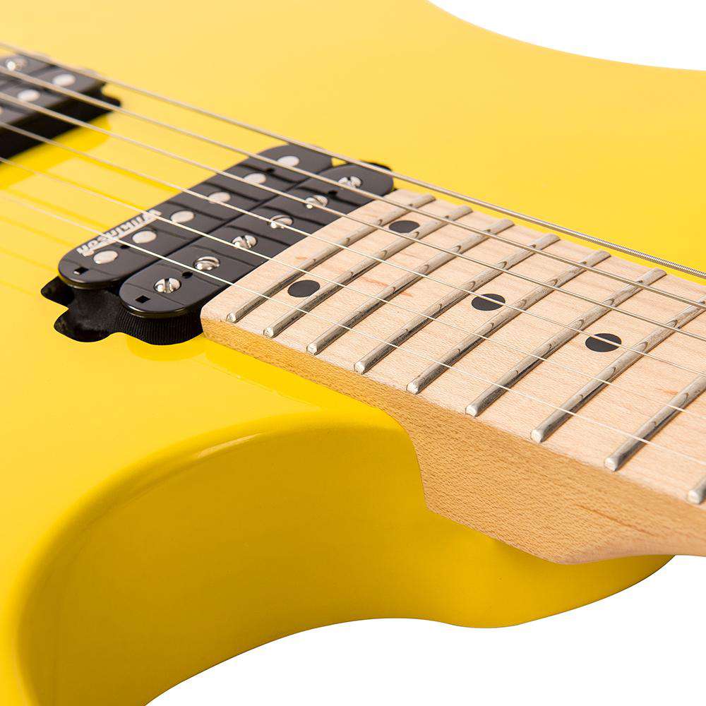 Vintage V6M24 ReIssued Electric Guitar ~ Daytona Yellow, Guitare électrique en vente chez Richards Guitars.