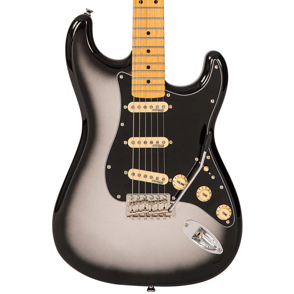 Vintage V6SVR ReIssued Electric Guitar ~ Silverburst, Guitare électrique en vente chez Richards Guitars.