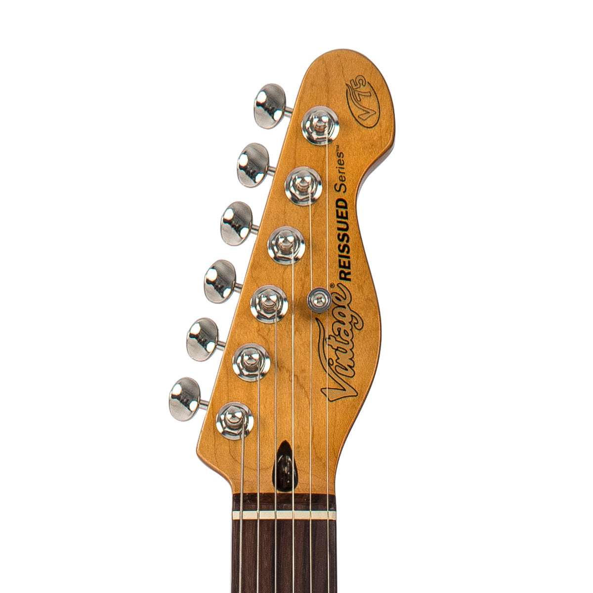 Vintage V75 ReIssued Electric Guitar ~ Silverburst, Bass Guitar à vendre chez Richards Guitars.