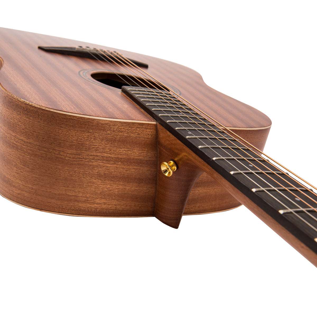 Vintage VE400MH Mahogany Series 'Dreadnought' Electro-Acoustic Guitar ~ Satin Mahogany, Electro Acoustic Guitar à vendre chez Richards Guitars.