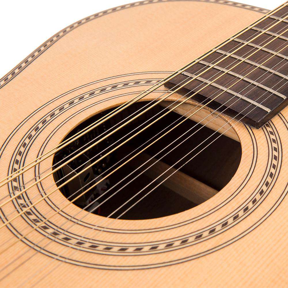 Vintage VE880PB-12 Paul Brett Signature 12-String Electro-Acoustic ~ Natural, Electro Acoustic Guitar à vendre chez Richards Guitars.