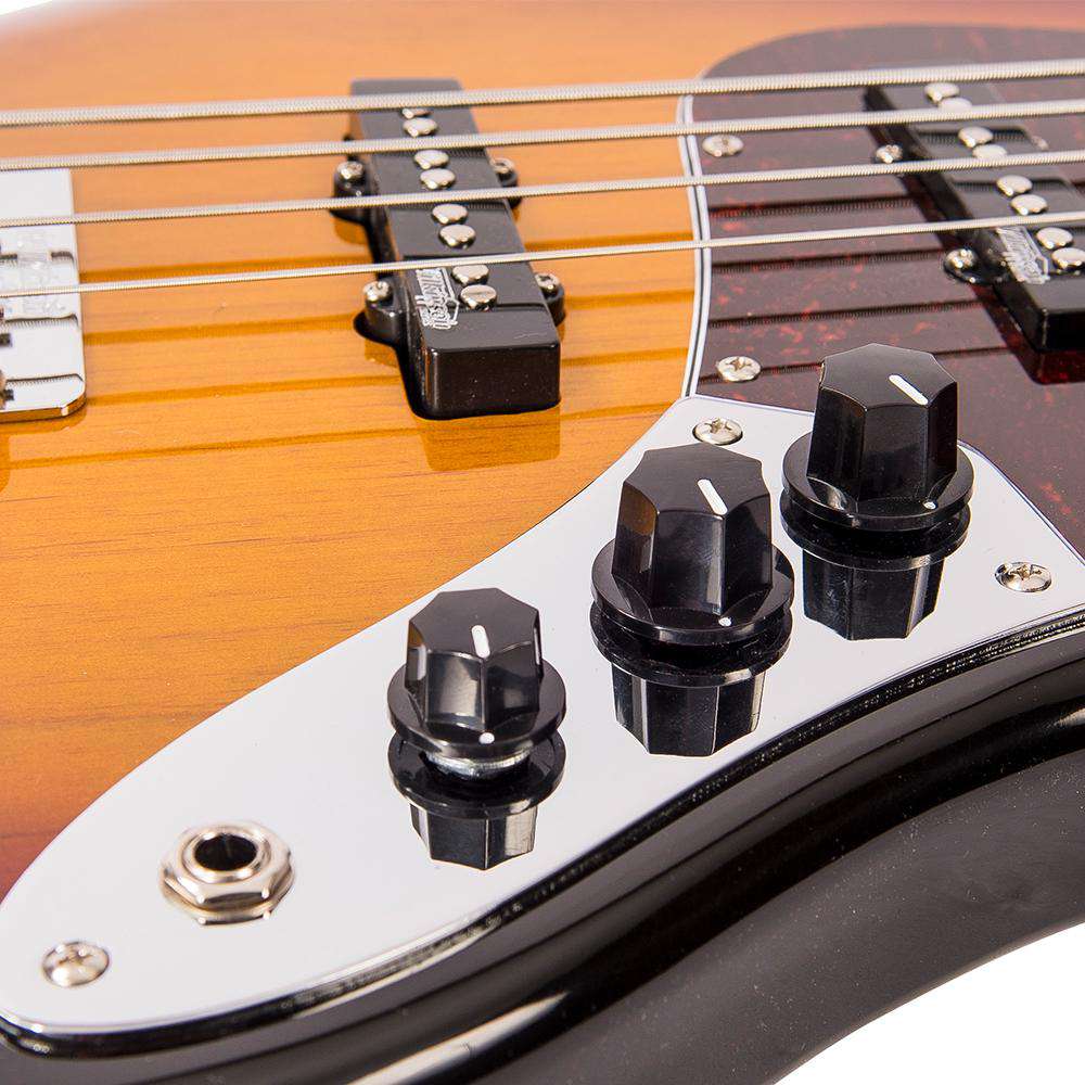 Vintage VJ74 ReIssued Bass ~ Sunset Sunburst, Guitare basse à vendre chez Richards Guitars.