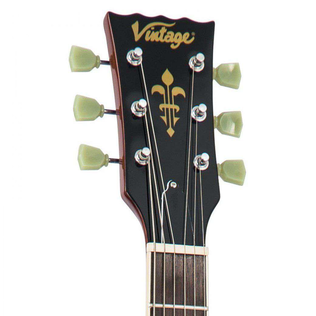 Vintage VSA500HB Semi Acoustic Electric Guitar, Electric Guitar for sale at Richards Guitars.