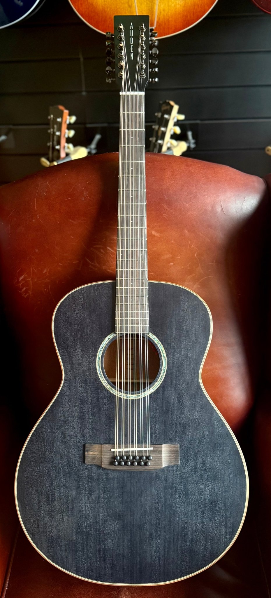 Auden Smokehouse Austin 12 String Electro Acoustic. Exquisite, World Class 12 String - Richards Guitars Of Stratford Upon Avon