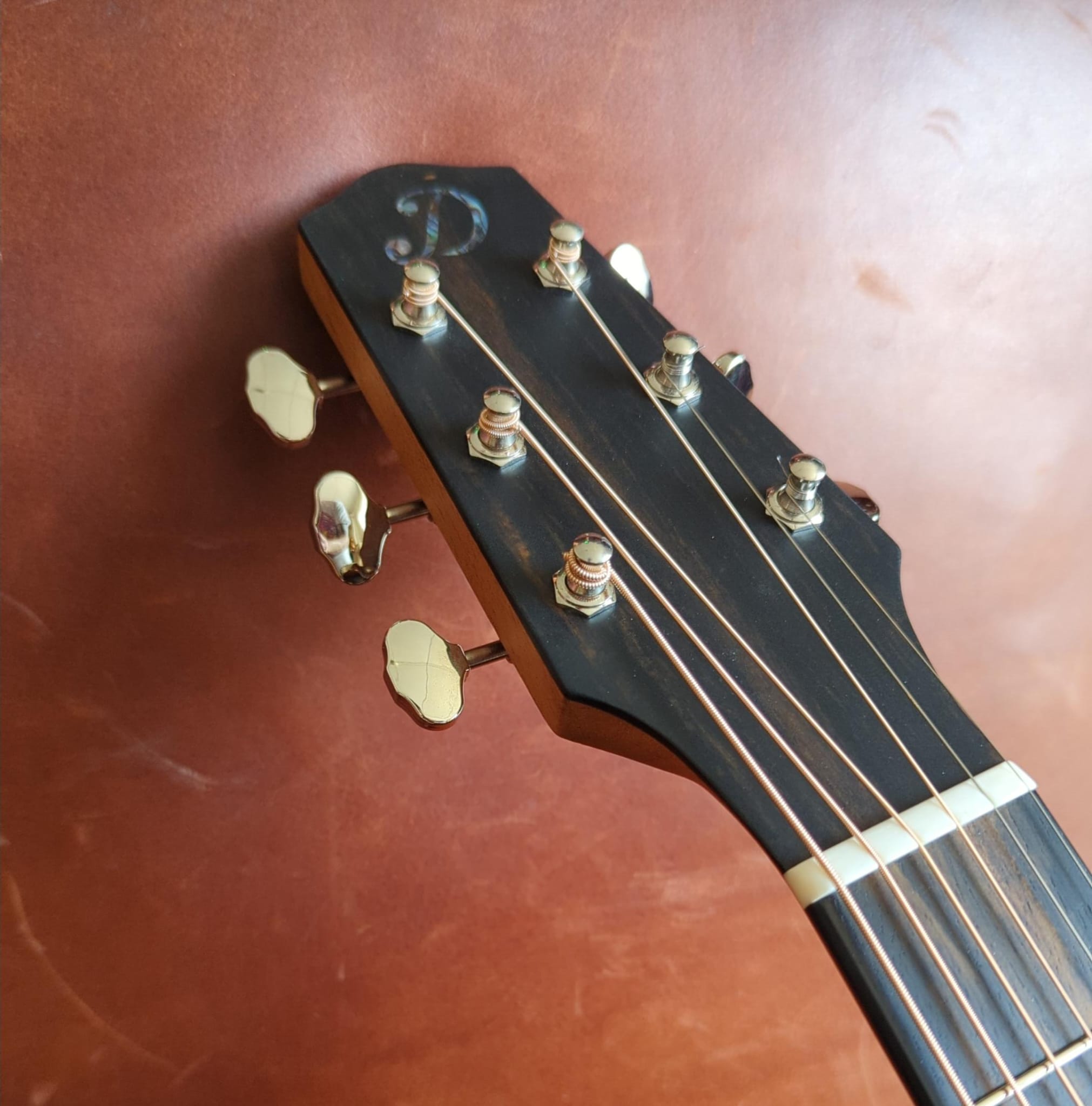 Dowina Tribute To Walnut BV Parlour Guitar (Used)