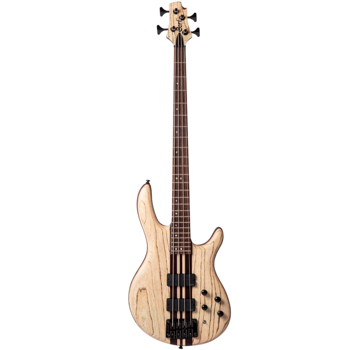 Cort A4 Ultra As, Etched Naturalural Black w/case Bass Guitar - Richards Guitars Of Stratford Upon Avon