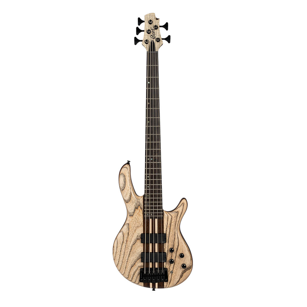 Cort A5 Ultra Ash, Etched Naturalural Black w/case Bass Guitar - Richards Guitars Of Stratford Upon Avon