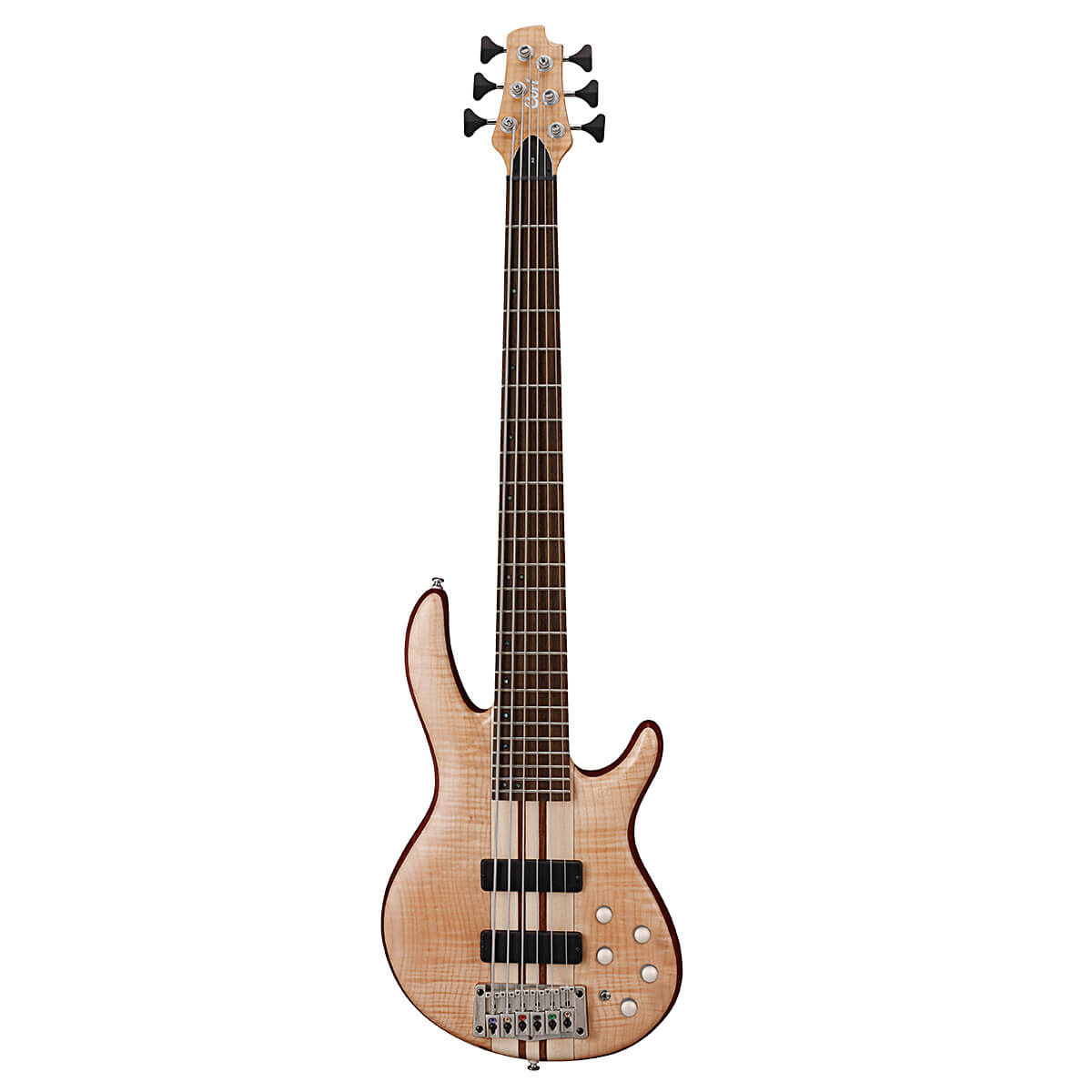 Cort A6 Plus FMMH, Open Pore Natural Bass Guitar - Richards Guitars Of Stratford Upon Avon
