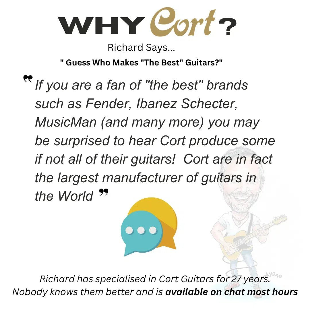 Cort AD Mini w/Bag Open Pore - Richards Guitars Of Stratford Upon Avon