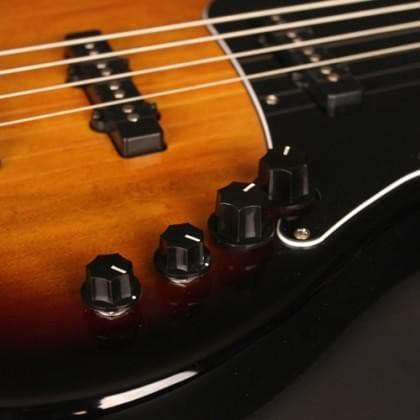 Cort Bass GB34 JJ 3 Tone Sunburst - Richards Guitars Of Stratford Upon Avon