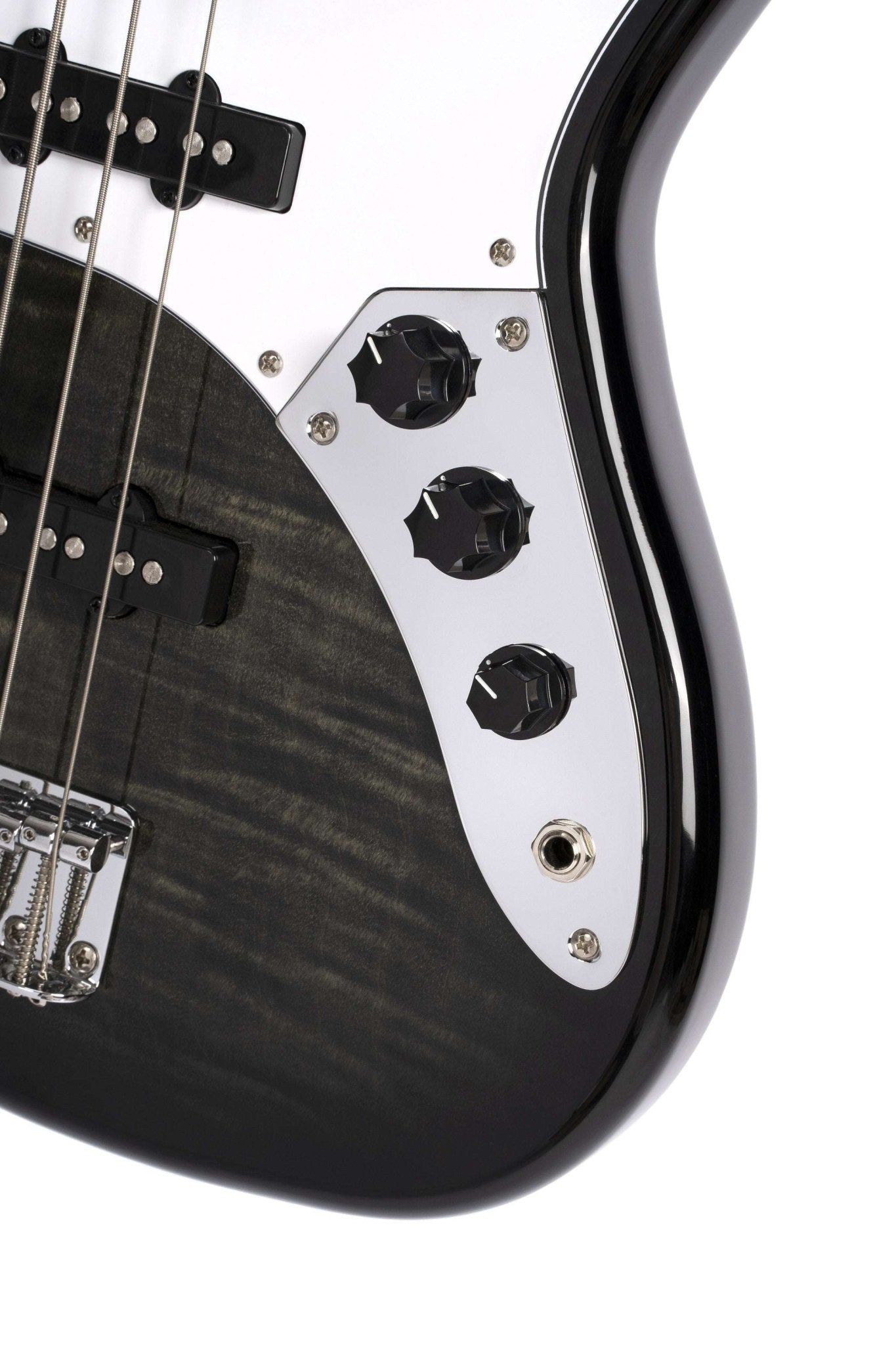 Cort GB24JJ Trans Black - Richards Guitars Of Stratford Upon Avon