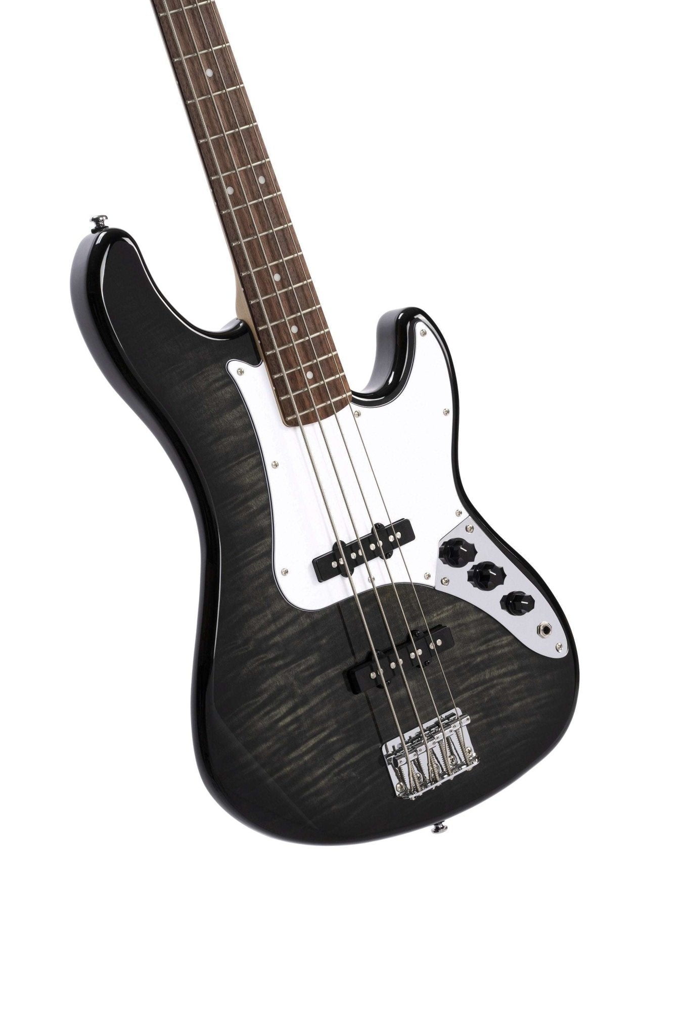 Cort GB24JJ Trans Black - Richards Guitars Of Stratford Upon Avon