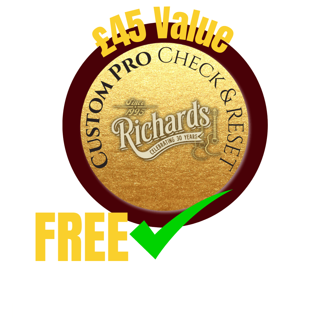 Custom Pro Setup Package (Total Value £225) - Richards Guitars Of Stratford Upon Avon