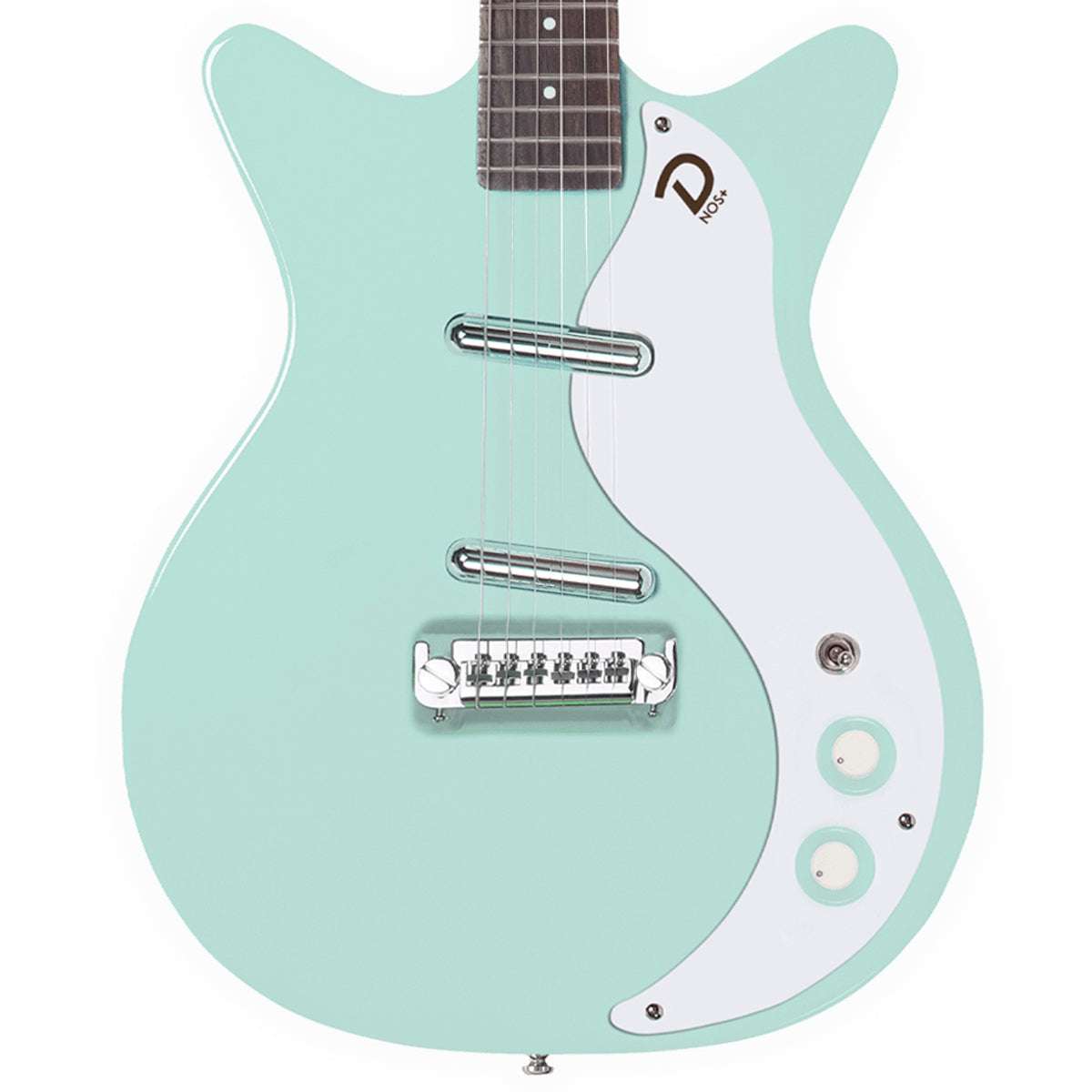 Danelectro '59M NOS+ Electric Guitar ~ Sea Foam Green - Richards Guitars Of Stratford Upon Avon