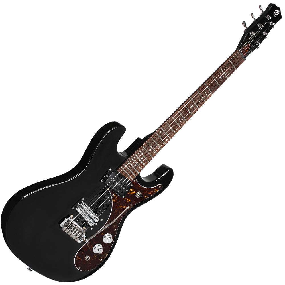 Danelectro '64XT Guitar ~ Gloss Black - Richards Guitars Of Stratford Upon Avon