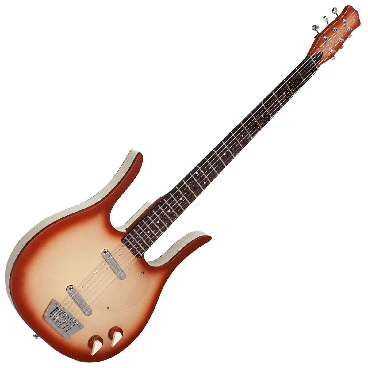 Danelectro Longhorn Baritone Electric Guitar ~ Copperburst - Richards Guitars Of Stratford Upon Avon