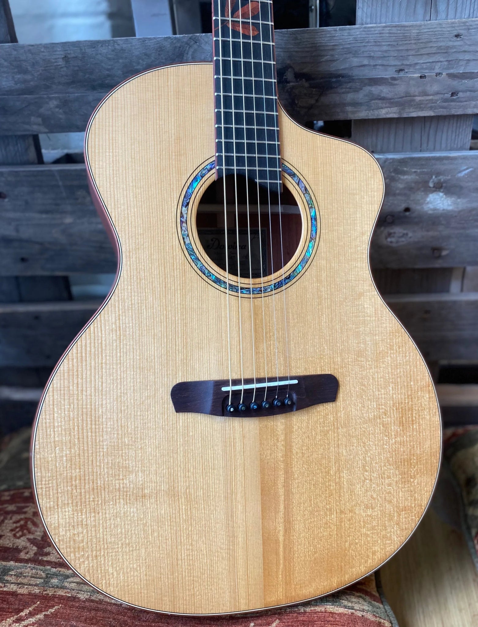 Dowina PADAUK GAC Deluxe (Torrified Swiss Moon Spruce) - Richards Guitars Of Stratford Upon Avon