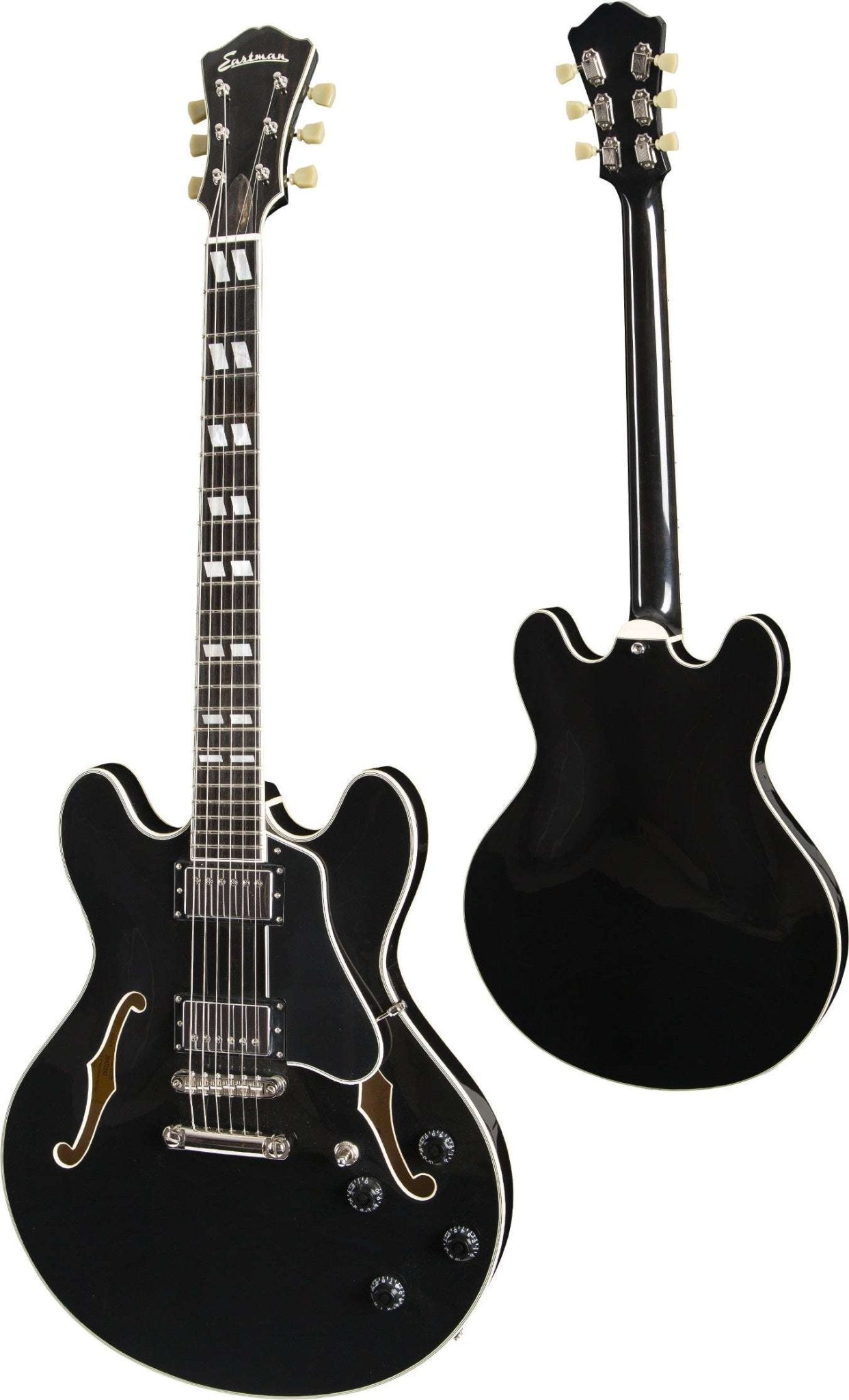 Eastman T486 - BK (Price inc. Custom Pro Setup Package) - Richards Guitars Of Stratford Upon Avon