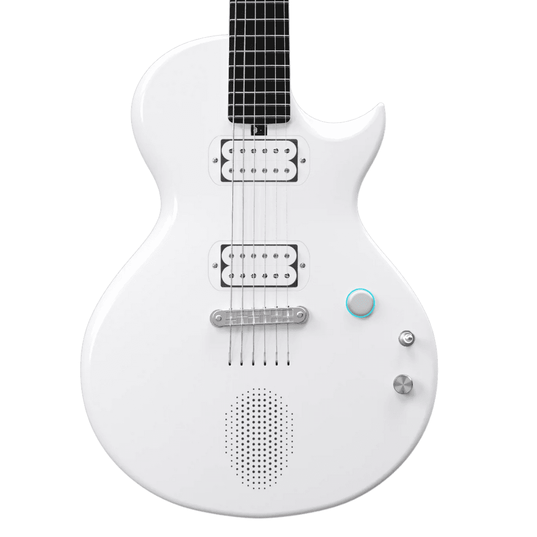 Enya Nova Go Sonic White Electric Guitar Guitar with case and accessories - Richards Guitars Of Stratford Upon Avon