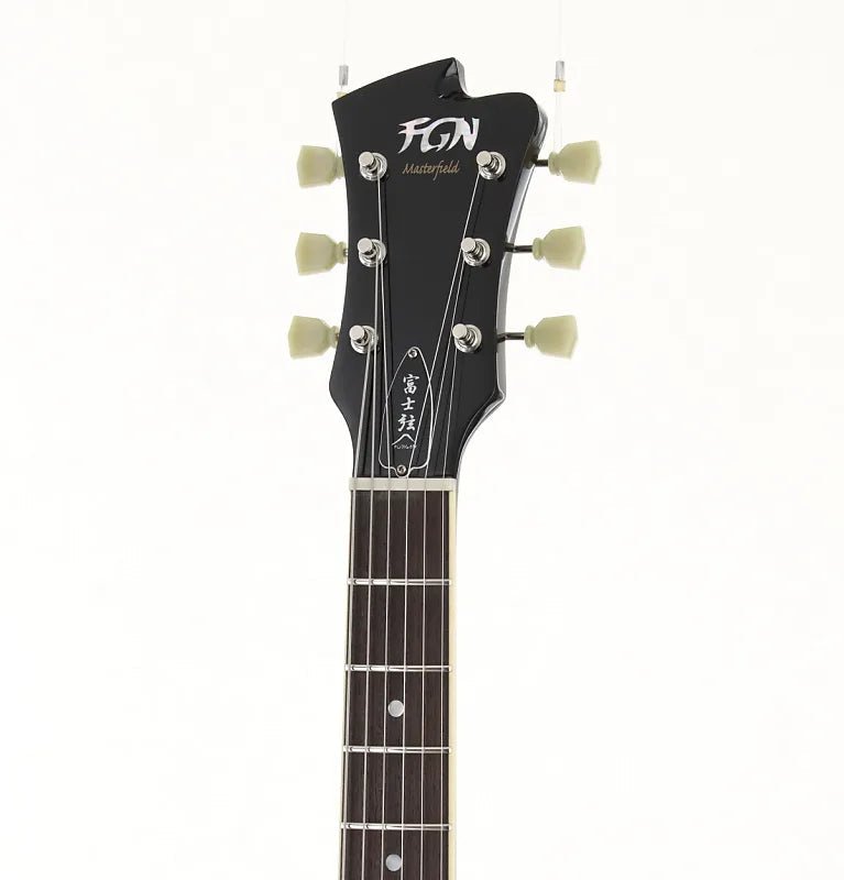 FGN Masterfield, Electric Guitar, Black (Bk) MSAHP With Hard Case - Richards Guitars Of Stratford Upon Avon