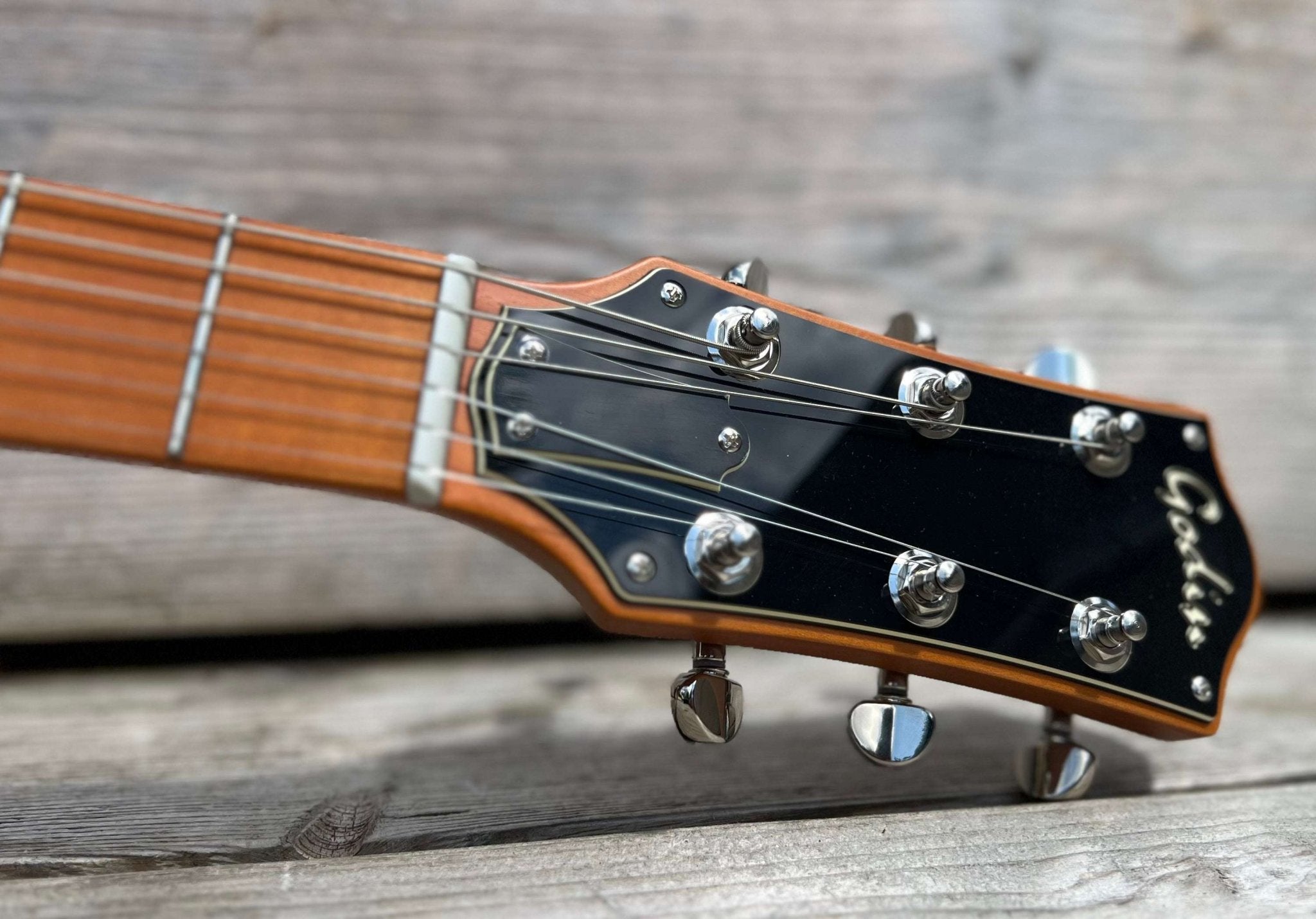 Godin Montreal Premiere Pro Semi - Acoustic Guitar ~ Aztek Red - Richards Guitars Of Stratford Upon Avon