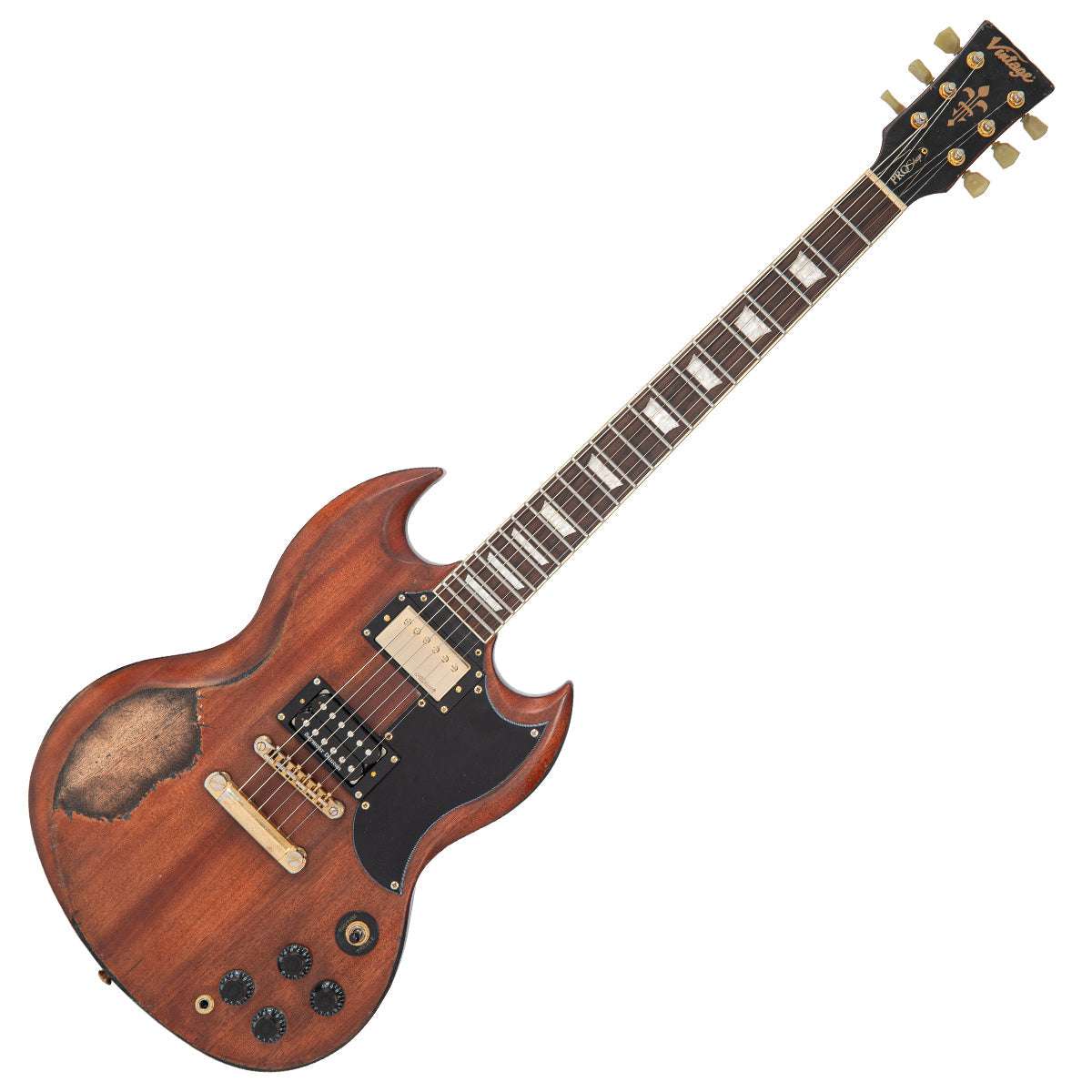 IN BUILD: - Vintage VS6 ProShop Custom - Build ~ Heavy Relic Mahogany - Richards Guitars Of Stratford Upon Avon