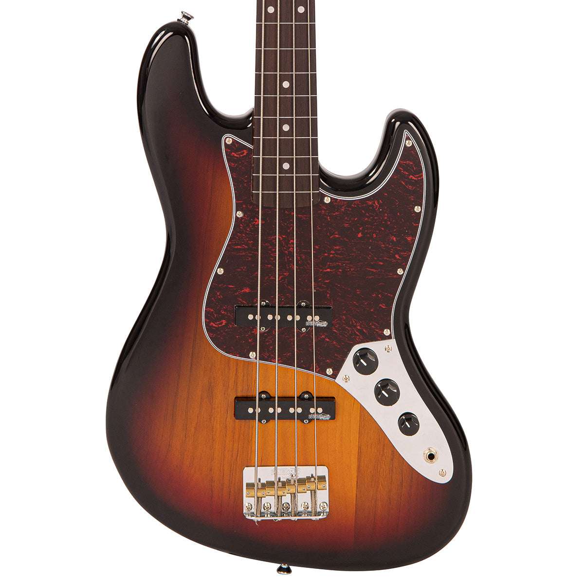 IN BUILD: - VJ74 ProShop Unique ~ Fretless Sunset Sunburst - Richards Guitars Of Stratford Upon Avon